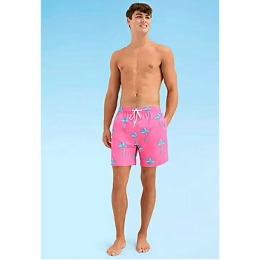 ✨Burnside Mens Drawstring Waist Swim Aqua Sz Large Shorts✨